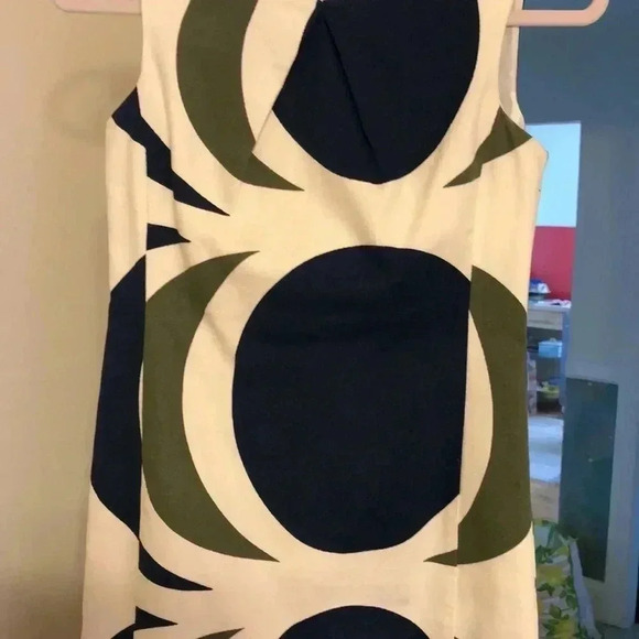 Tabitha cotton sleeveless shift dress with back zipper.  Fully lined - Picture 2 of 5